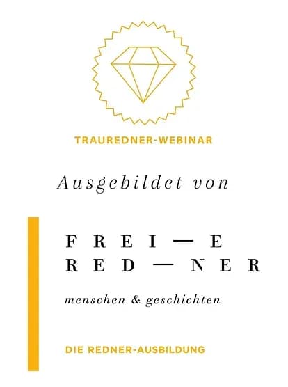 Trauredner Webinar Freie Redner Zertifikat
